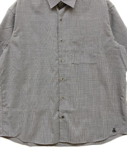 SOPHNET.（ソフネット）SOPHNET. (ソフネット) TROPICAL CHECK RELAX-FIT S/S SHIRT グレー サイズ:SIZE 3の古着・服飾アイテム