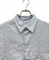 中古・古着 SOPHNET. (ソフネット) SUVIN GIZA RELAX-FIT S/S SHIRT ブルー×ホワイト サイズ:SIZE 3：15000円