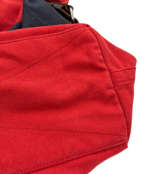 RALPH LAUREN RUGBY（ラルフローレンラグビー）RALPH LAUREN RUGBY (ラルフローレンラグビー) 2wayキャンバストートバッグ ブルー×レッドの古着・服飾アイテム