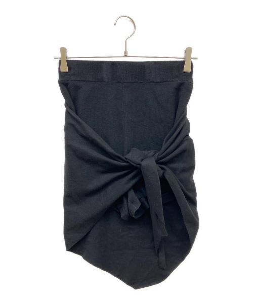 LEINWANDE（ラインヴァンド）LEINWANDE (ラインヴァンド) Scarf Knit Shorts ブラック サイズ:Freeの古着・服飾アイテム