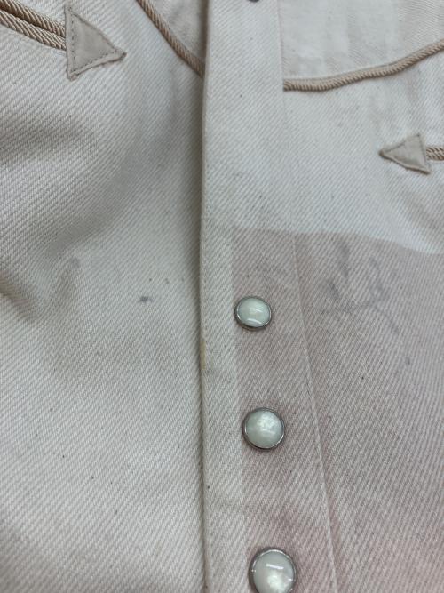 TANAKA（タナカ）TANAKA (タナカ) WESTERN SHIRT ホワイト サイズ:Sの古着・服飾アイテム