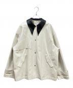 CITYSHOPシティショップ）の古着「BONDING LEATHER JACKET」｜ホワイト