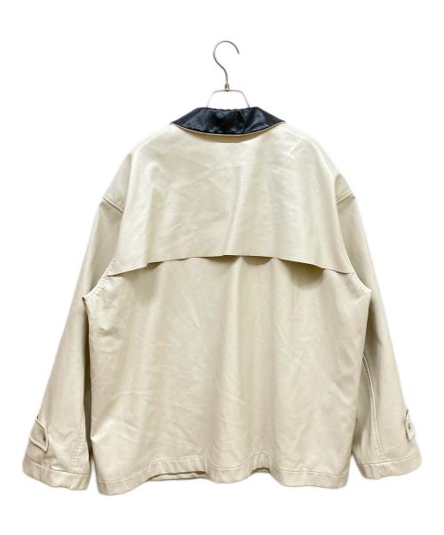 CITYSHOP（シティショップ）CITYSHOP (シティショップ) BONDING LEATHER JACKET ホワイト サイズ:Fの古着・服飾アイテム