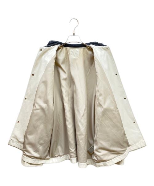 CITYSHOP（シティショップ）CITYSHOP (シティショップ) BONDING LEATHER JACKET ホワイト サイズ:Fの古着・服飾アイテム