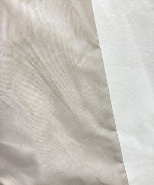 CITYSHOP（シティショップ）CITYSHOP (シティショップ) BONDING LEATHER JACKET ホワイト サイズ:Fの古着・服飾アイテム