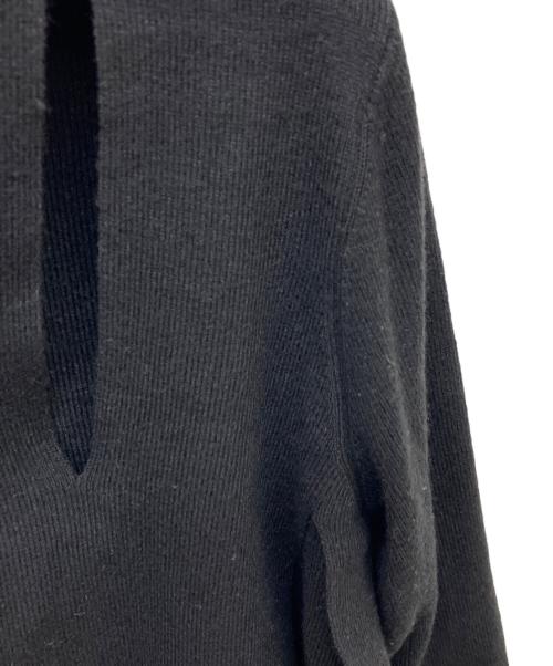 LEINWANDE（ラインヴァンド）LEINWANDE (ラインヴァンド) Ribbon Tie Cardigan ブラック サイズ:Freeの古着・服飾アイテム
