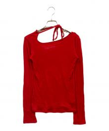 JOHN MASON SMITH（ジョンメイソンスミス）の古着「WOOL NECK CHOKER P/O」｜レッド