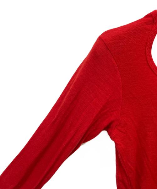 JOHN MASON SMITH（ジョンメイソンスミス）JOHN MASON SMITH (ジョンメイソンスミス) WOOL NECK CHOKER P/O レッド サイズ:36の古着・服飾アイテム