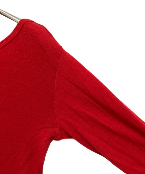 JOHN MASON SMITH（ジョンメイソンスミス）JOHN MASON SMITH (ジョンメイソンスミス) WOOL NECK CHOKER P/O レッド サイズ:36の古着・服飾アイテム