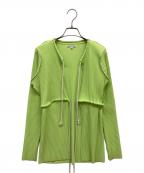 kotohayokozawaコトハヨコザワ）の古着「CRISP ROPE CARDIGAN」｜ライトグリーン