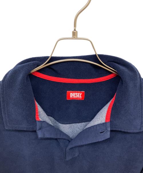DIESEL（ディーゼル）DIESEL (ディーゼル) JOSHUA-D-CORE ポロシャツ ネイビー サイズ:Lの古着・服飾アイテム