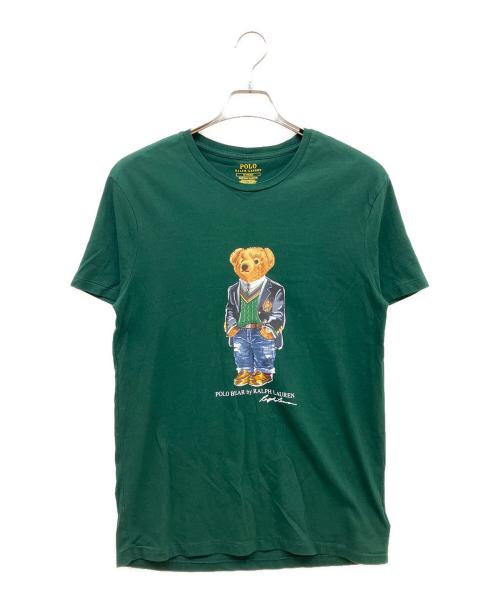 POLO RALPH LAUREN（ポロ・ラルフローレン）POLO RALPH LAUREN (ポロ・ラルフローレン) ポロベアTシャツ グリーン サイズ:Mの古着・服飾アイテム