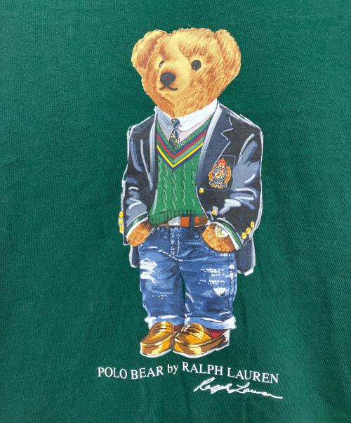POLO RALPH LAUREN（ポロ・ラルフローレン）POLO RALPH LAUREN (ポロ・ラルフローレン) ポロベアTシャツ グリーン サイズ:Mの古着・服飾アイテム