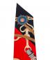 HERMES (エルメス) 馬具モチーフ ツイリー レッド×ブラック：18000円