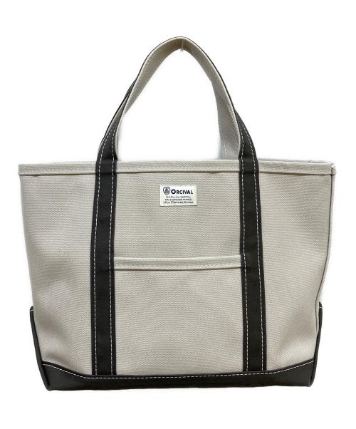 ORCIVAL（オーシバル）ORCIVAL (オーシバル) TOTE BAG MEDIUM ライトグレー サイズ:不明の古着・服飾アイテム