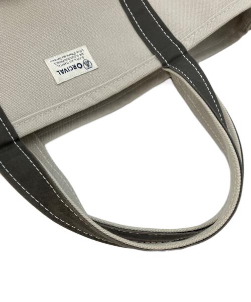 ORCIVAL（オーシバル）ORCIVAL (オーシバル) TOTE BAG MEDIUM ライトグレー サイズ:不明の古着・服飾アイテム