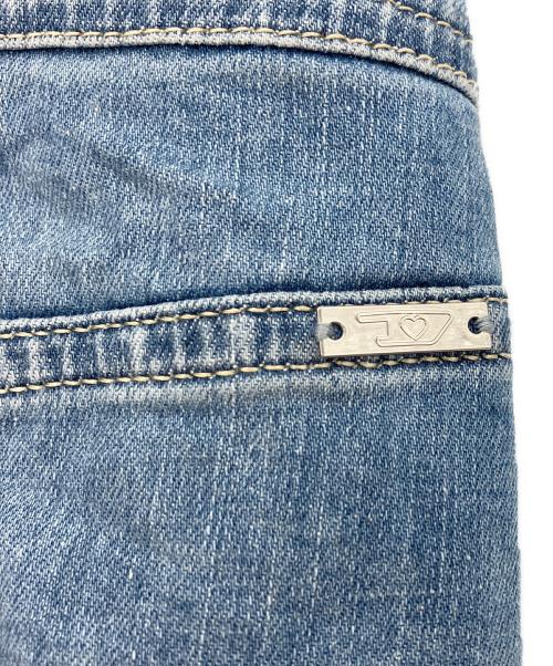 DIESEL（ディーゼル）DIESEL (ディーゼル) デニムミニスカート インディゴ サイズ:63.5cm(W25)の古着・服飾アイテム