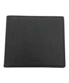 A.P.C.（アーペーセー）の古着「2つ折り財布」｜ブラック