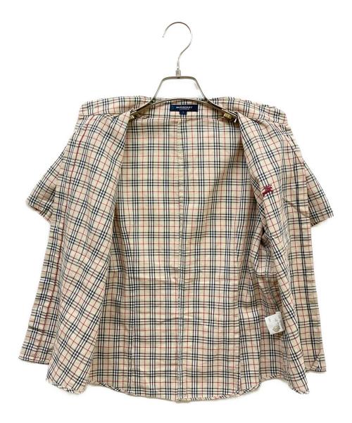 BURBERRY LONDON（バーバリーロンドン）BURBERRY LONDON (バーバリーロンドン) チェックシャツ ベージュ サイズ:7の古着・服飾アイテム