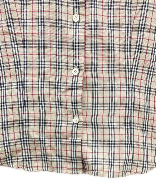 BURBERRY LONDON（バーバリーロンドン）BURBERRY LONDON (バーバリーロンドン) チェックシャツ ベージュ サイズ:7の古着・服飾アイテム
