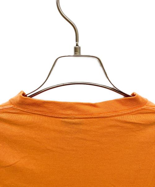 stussy（ステューシー）stussy (ステューシー) 90sロゴプリントTシャツ オレンジ サイズ:MEDIUMの古着・服飾アイテム