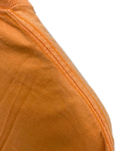 stussy（ステューシー）stussy (ステューシー) 90sロゴプリントTシャツ オレンジ サイズ:MEDIUMの古着・服飾アイテム