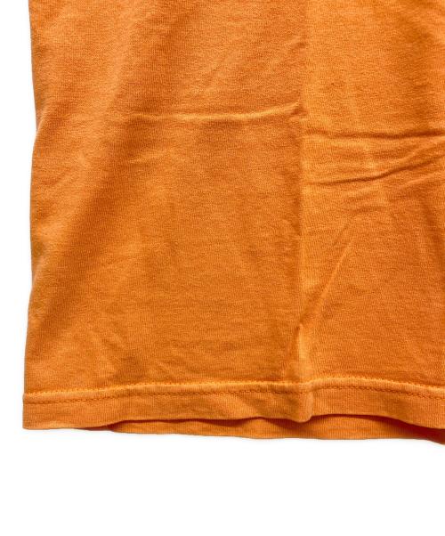 stussy（ステューシー）stussy (ステューシー) 90sロゴプリントTシャツ オレンジ サイズ:MEDIUMの古着・服飾アイテム