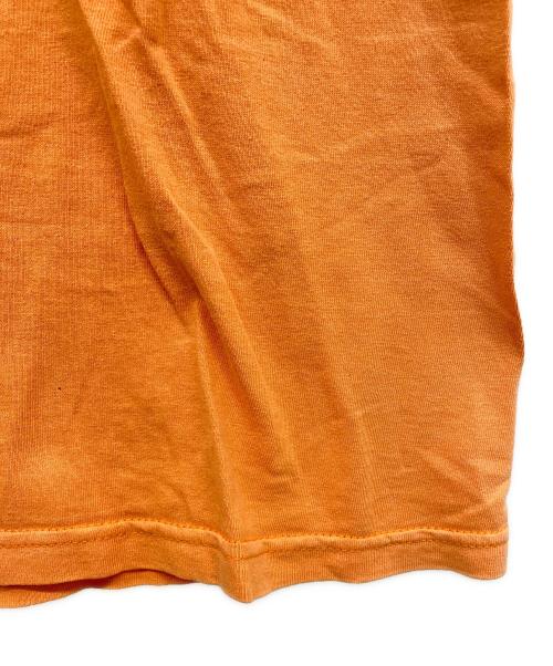stussy（ステューシー）stussy (ステューシー) 90sロゴプリントTシャツ オレンジ サイズ:MEDIUMの古着・服飾アイテム