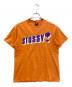 stussy（ステューシー）の古着「90sロゴプリントTシャツ」｜オレンジ