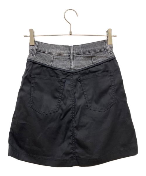 DIESEL（ディーゼル）DIESEL (ディーゼル) O-LIA 切替スカート ブラック サイズ:24の古着・服飾アイテム