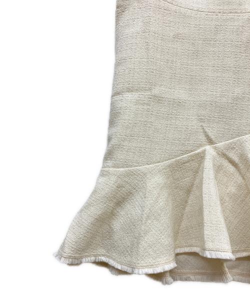 Sandro（サンドロ）Sandro (サンドロ) Short Tweed Dress ホワイト サイズ:36 未使用品の古着・服飾アイテム