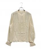 SEZANEセザンヌ）の古着「シルクブラウス」｜アイボリー