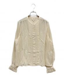 SEZANE（セザンヌ）の古着「シルクブラウス」｜アイボリー