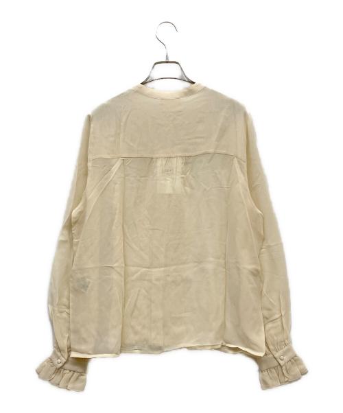 SEZANE（セザンヌ）SEZANE (セザンヌ) シルクブラウス アイボリー サイズ:42 未使用品の古着・服飾アイテム