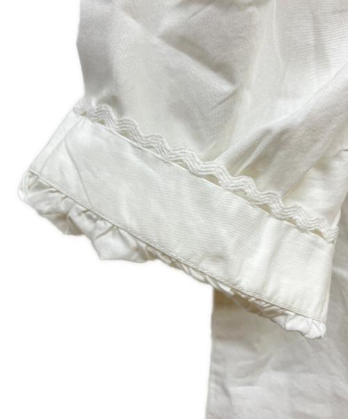 SEZANE（セザンヌ）SEZANE (セザンヌ) フリルブラウス ホワイト サイズ:34 未使用品の古着・服飾アイテム