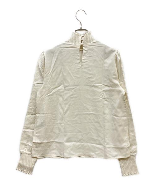 SEZANE（セザンヌ）SEZANE (セザンヌ) シルクブラウス アイボリー サイズ:36 未使用品の古着・服飾アイテム