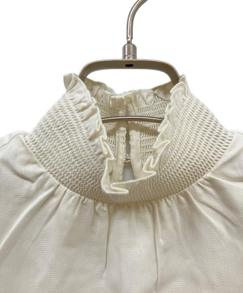 SEZANE（セザンヌ）SEZANE (セザンヌ) シルクブラウス アイボリー サイズ:36 未使用品の古着・服飾アイテム