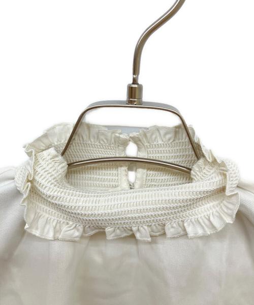 SEZANE（セザンヌ）SEZANE (セザンヌ) シルクブラウス アイボリー サイズ:36 未使用品の古着・服飾アイテム