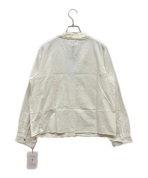 rouje paris（ルージュ）rouje paris (ルージュ) 刺繍ブラウス ホワイト サイズ:38 未使用品の古着・服飾アイテム