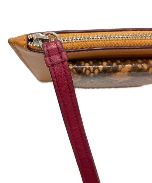 J&M DAVIDSON（ジェイ＆エム デヴィッドソン）J&M DAVIDSON (ジェイ＆エム デヴィッドソン) パイソンレザーカードケースの古着・服飾アイテム