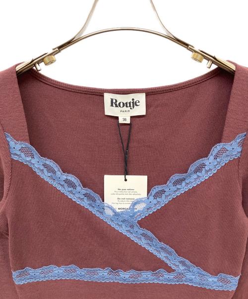Rouje（ルージュ）Rouje (ルージュ) MORGANE UNI DRESS ブラウン サイズ:36 未使用品の古着・服飾アイテム