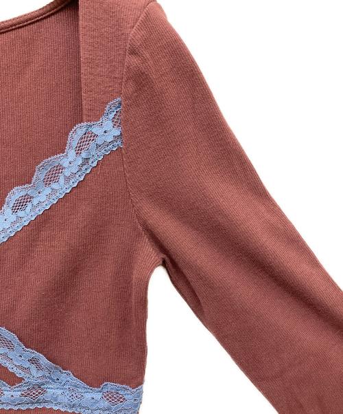 Rouje（ルージュ）Rouje (ルージュ) MORGANE UNI DRESS ブラウン サイズ:36 未使用品の古着・服飾アイテム