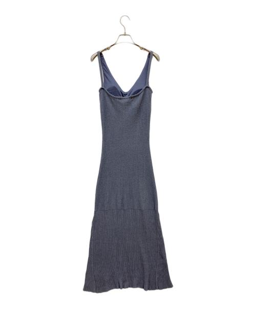 ALEXIA STAM（アリシアスタン）ALEXIA STAM (アリシアスタン) Rib Knit Flare Dress グレー サイズ:S 未使用品の古着・服飾アイテム