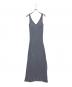 ALEXIA STAM（アリシアスタン）の古着「Rib Knit Flare Dress」｜グレー