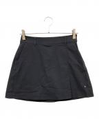 LULULEMONルルレモン）の古着「ストレッチツイル フロントプリーツゴルフスカート」｜ブラック