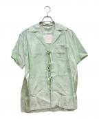ALEXANDER WANGアレキサンダー・ワン）の古着「Short Sleeve Pajama Shirt」｜ライトグリーン
