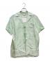 ALEXANDER WANG（アレキサンダー・ワン）の古着「Short Sleeve Pajama Shirt」｜ライトグリーン