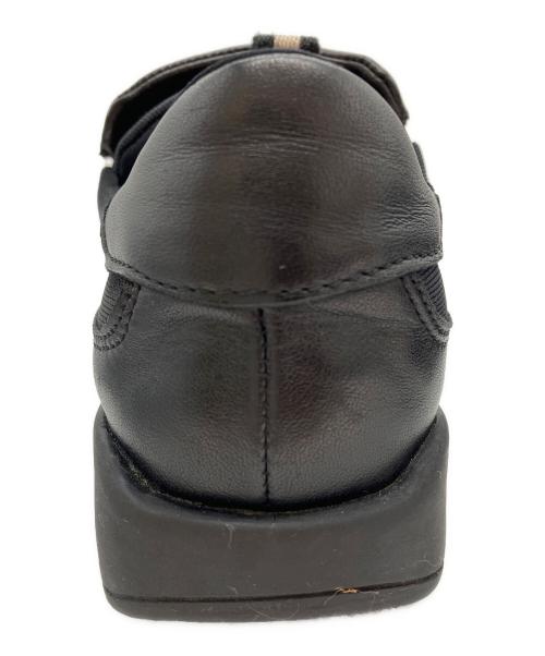 GUCCI（グッチ）GUCCI (グッチ) レザースリッポン ブラック サイズ:35 1/2の古着・服飾アイテム
