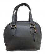 COACHコーチ）の古着「レザーハンドバッグ」｜ブラック