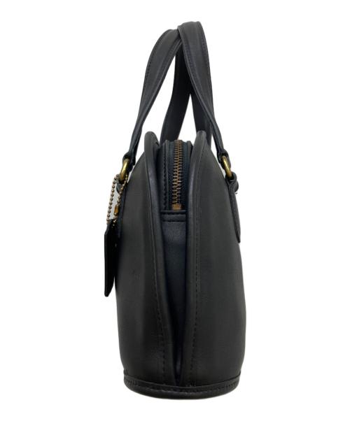 COACH（コーチ）COACH (コーチ) レザーハンドバッグ ブラックの古着・服飾アイテム